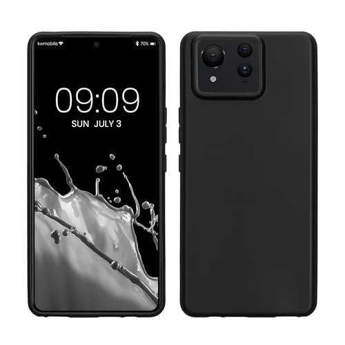 kwmobile Carcasa Compatible con ASUS Zenfone 11 Ultra Funda - con Bordes elevados - Apto Carga inalámbrica - Negro Mate Mate