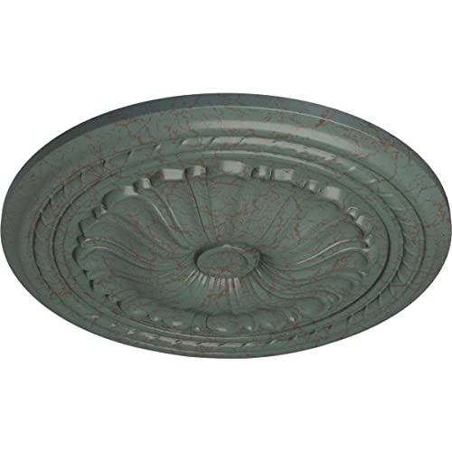 Medallón de techo Alexa con relieve ornamental de alta definición 3