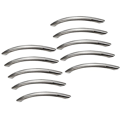 Preisvergleich Produktbild E EBETA 20er Silber Schubladegriff Möbelgriffe Relinggriffe, Bogengriffe Küchengriff Schrankgriffe Stangengriffe aus Gebürsteter Edelstahl (128 MM, 20 Stück)