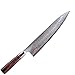 Suncraft Senzo Classic ID-06 - Coltello da cucina, 24 cm, VG10 67 strati, 61 HRC