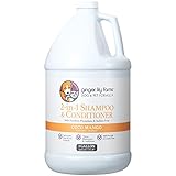 Ginger Lily Farms Dog & Pet Formula 2-in-1 Shampoo & Conditioner, 100% Vegan & Cruelty-Free, Coco Mango, 1 Gallon Refill (128 fl oz)