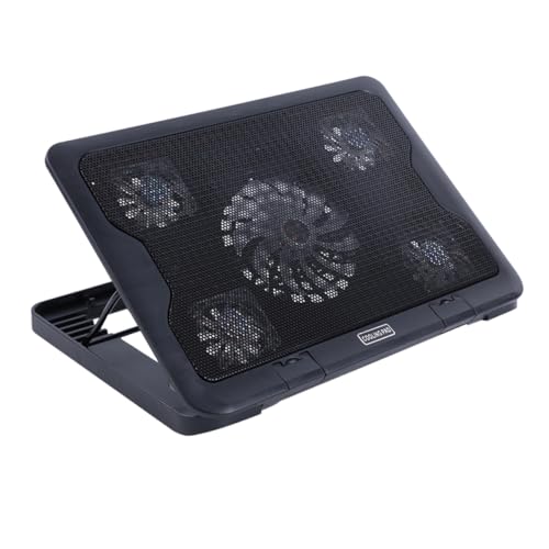 Base ajustable para laptop con 5 ventiladores y USB miniatura 1