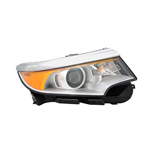 New Replacement Chrome Right Headlamp Assembly Composite for 11-14 Ford Edge OEM Quality
