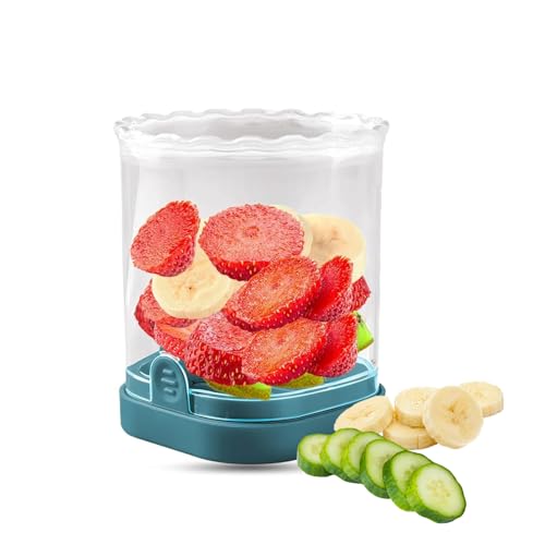 Erdbeerschneider-Tassenschneider-Abnehmbarer-Obstschneider-mit-Druckplatte-Geeignet-zum-Schneiden-von-Obst-Pilzen-Eiern-Gemuese-Abnehmbare-Klinge-Dunkelblau