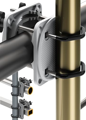 Menz Sonnenschirmhalter Balkongeländer - Solide Schirmhalterung Balkongeländer als kompakter Sonnenschirmständer Balkon, flexibel montierbare Sonnenschirm Halterung Balkon in Anthrazit