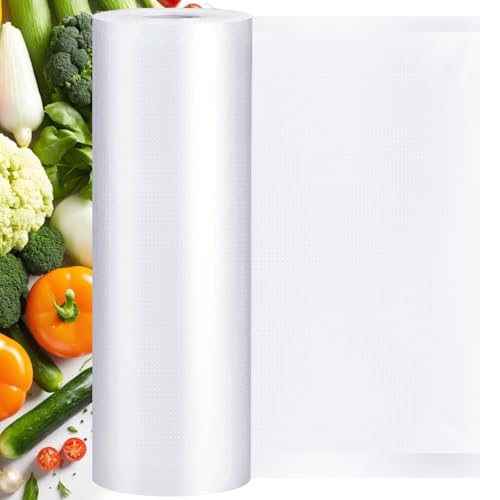 Vacuum Sealer Bag Rolls, Pre-Cut Vac Bags for Storage & Meal Prep, Custom Length Vacuum Sealer Bags, Vacuum Sealer Bags for Food