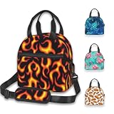 MaiTpzxc Reusable Insulated Lunch Bag with Adjustable Strap for Kids 3+ Toddler, Girl, Boy Women Men Leakproof Portable Cooler Tote Cute Quilted Bags for Work Travel Picnic