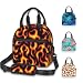 MaiTpzxc Reusable Insulated Lunch Bag with Adjustable Strap for Kids 3+ Toddler, Girl, Boy Women Men Leakproof Portable Cooler Tote Cute Quilted Bags for Work Travel Picnic