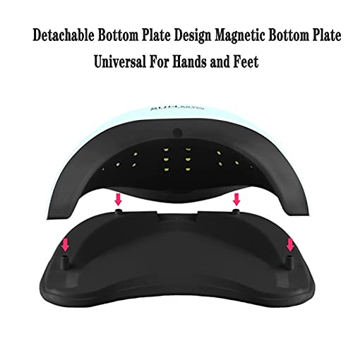 Lámpara de uñas Nueva lámpara LED UV de 90 W Secador de uñas Luz de curado de manicura para secar Esmalte de Gel Lámpara de uñas Gellak con Temporizador Sensor Inteligente Herramientas de uñas para
