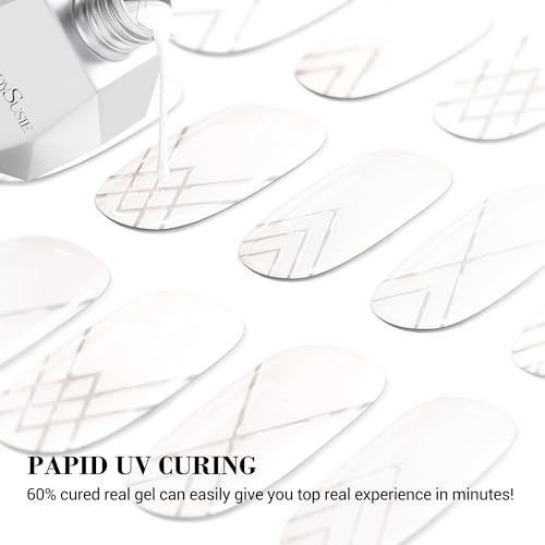 MelodySusie-Semi-Cured-Gel-Nail-Strips-with-MelodySusie-Cordless-Gel-Nail-Lamp-Rechargeable-UV-LED-Nail-Dryer