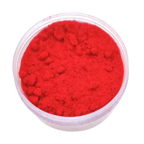 Red Flocking Velvet Powder - Luxurious Texture -1