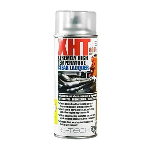 Buy 2 x ETech XHT Xtremely High Temperature ETech CLEAR LACQUER XHT