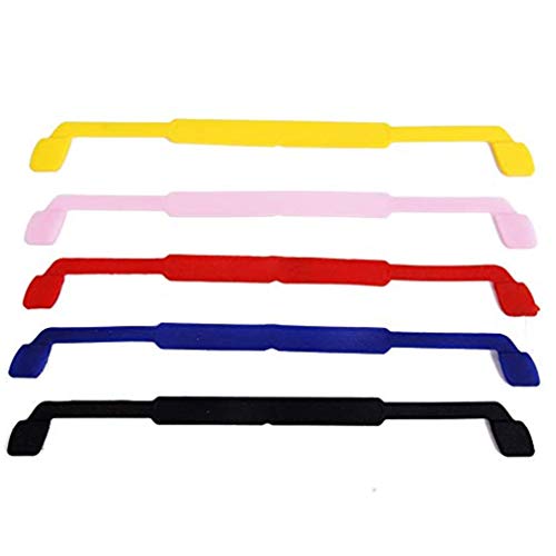 5 stuks silicone anti-slip bril beugel-sport-band koordhouder brillenketting-oor-haak set voor kinderen brillen accessoires - Image 4