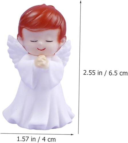 Miniatura 9 de Gadpiparty 12 piezas de figuritas decorativas para automóvil, decoración de dormitorio, niño, decoración de hadas, escritorio, jardín, ángeles