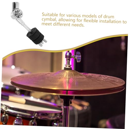 Conector para brazo de boom de platillo UPKOCH, soporte de extensión para batería, accesorio ligero de montaje para mayor estabilidad en bateristas y percusionistas miniatura 5