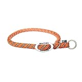 Wolters | Schlupfhalsband Everest reflektierend in Schwarz/Graphit | L 35 - 40 x B 0,9 cm