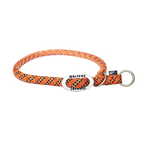 Wolters | Schlupfhalsband Everest reflektierend in Schwarz/Graphit | L 35 - 40 x B 0,9 cm