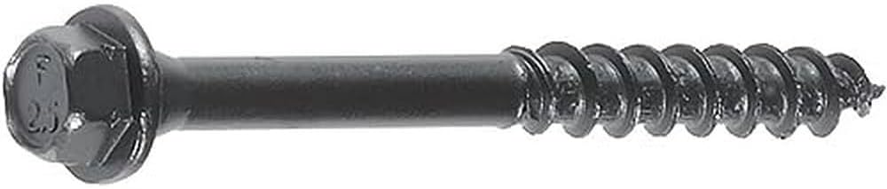 FastenMaster FMTLOK04-12 TimberLOK Heavy-Duty Wood Screw, 4 Inches, 12-Count,Black