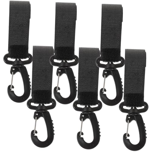 JOINPAYA Easy Install Stroller Hooks 6 Pieces Stroller Organizers Baby Stroller Hanging Hooks Clip