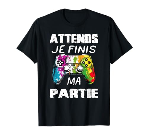 Humour Jeux Femmes et Hommes, T-Shirt Jeu Vidéo Garçons Enfant, Multicolored, S, Short Sleeve, V-Neck, 100% Coton, Imported, Graphique Unique, Gaming, Small