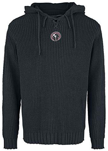 Black Premium by EMP Herren Schwarzer Kapuzenpullover mit Schnürung L Cover