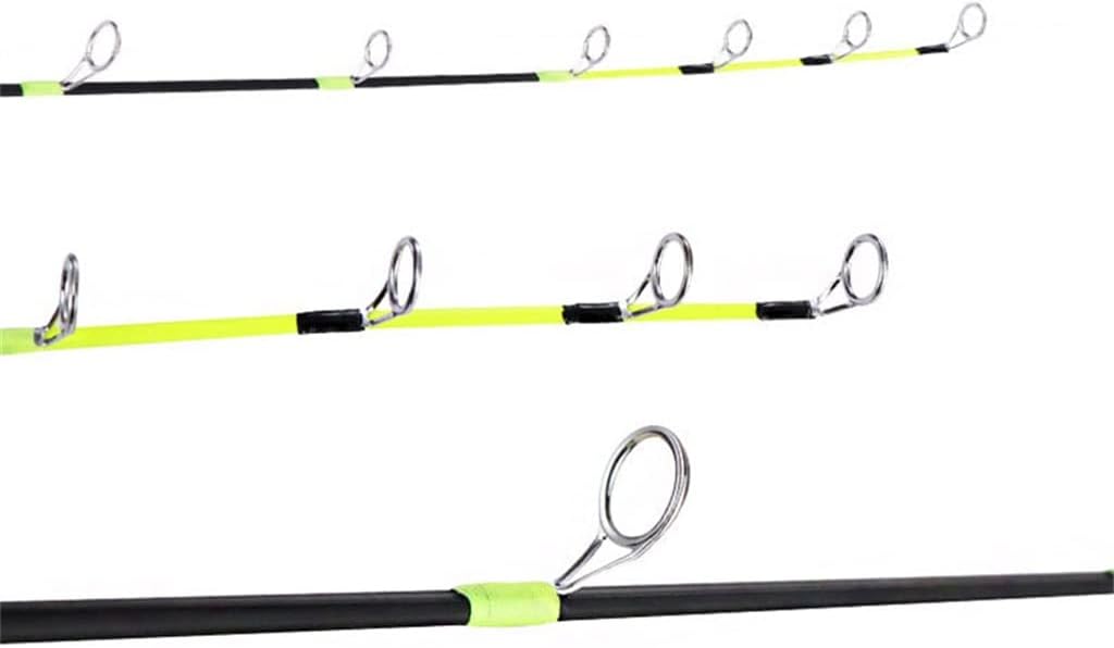 Winter Ice Fishing Rod Lightweight Solid Fiberglass Carbon Fiber Fishing Rod with Metal Reel Seat Tackle