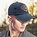 Blessed to Be Called Mom Sunflower Mothers Day Hats for Men Fashion Washed Navy Blue