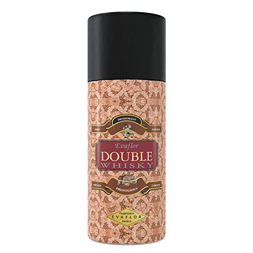 WHISKY Double • Déodorant 150 ml • Vaporisateur • Pour Homme • EVAFLORPARIS