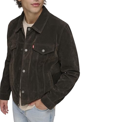Image of Levi's Men's Faux Leather Classic Trucker Jacket
