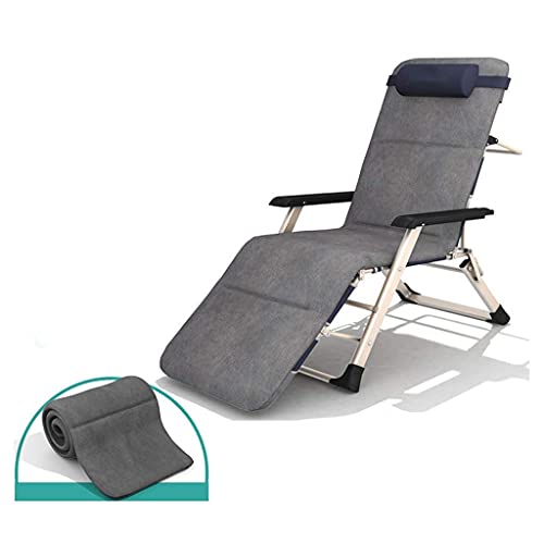 Transat pliable super robuste et fauteuil inclinable multiposition de jardin