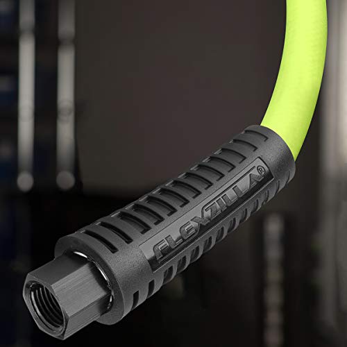 Flexzilla HFZ1405YW2B Whip Air Hose 5 Feet, Ball Swivel End, 1/4" (inch) x 4' (feet) - Image 3