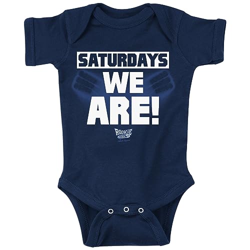 Image of Saturdays Baby Apparel for Penn State Football Fans (NB-18M) (Navy Onesie, 6 Months)