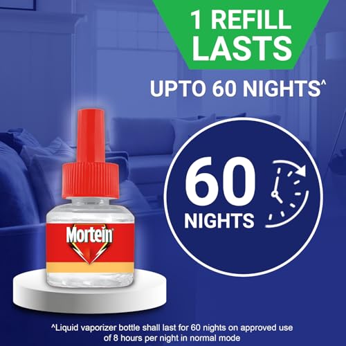 Mortein 45ml x 6 (Buy 4 Get 2 Free) Fits All Machines | SmartPlus Mosquito Repellent Refill | Mosquito Repellent & Killer | 100% Protection from Dengue Mosquitoes, Pack of 6 (Image - 6)