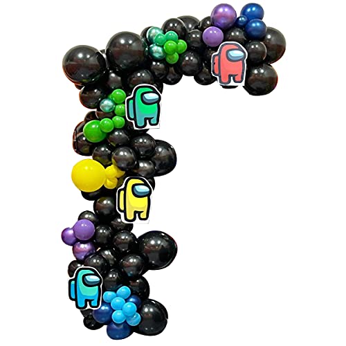 Among Birthday Party Balloon Garland