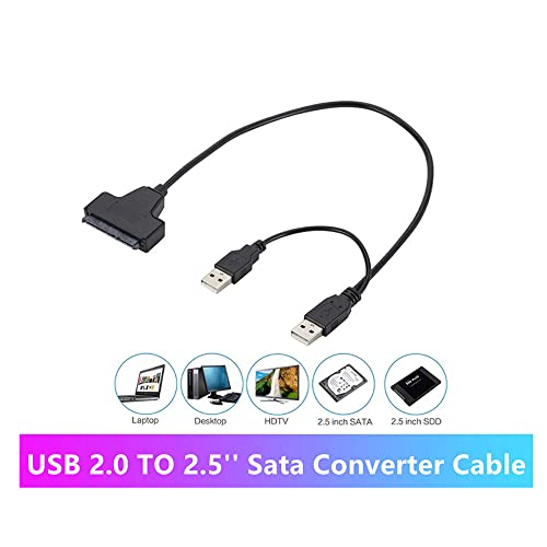 Cable Adaptador USB 2.0 a HDD SATA 2.5'' miniatura 6