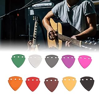 Médiators de guitare, alliage d’aluminium portable 1,0 mm d’épaisseur médiator de guitare design standard 10 pièces différentes couleurs pour la performance - Les Beatles, Paul McCartney, John Lennon, RIngo Starr, George Harrison Médiators de guitare, alliage d'aluminium portable 1,0 mm d'épaisseur médiator de guitare design standard 10 pièces différentes couleurs pour la performance – Image 5
