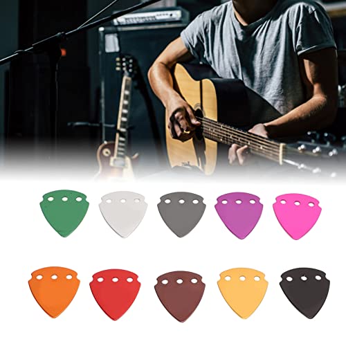 Médiators de guitare, alliage d’aluminium portable 1,0 mm d’épaisseur médiator de guitare design standard 10 pièces différentes couleurs pour la performance - Les Beatles, Paul McCartney, John Lennon, RIngo Starr, George Harrison Médiators de guitare, alliage d'aluminium portable 1,0 mm d'épaisseur médiator de guitare design standard 10 pièces différentes couleurs pour la performance – Image 6