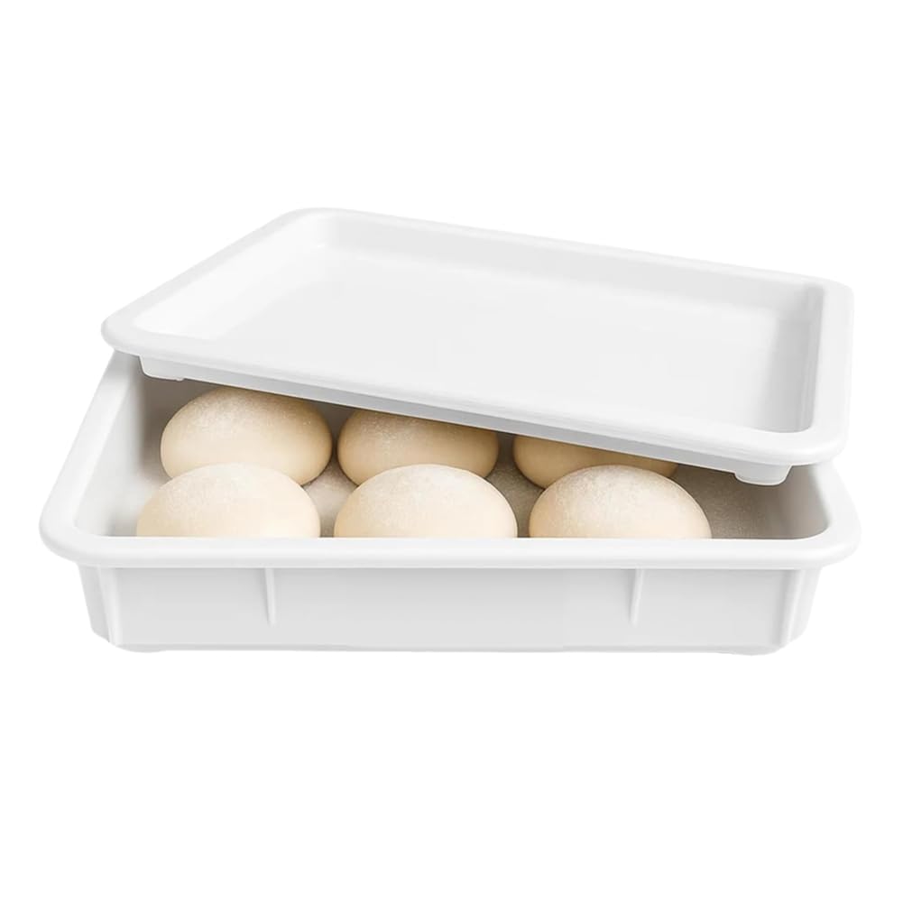 CTRLZS Perfect for A Bread Proofing Box-Pizza Dough Proofing Box-Stackable Trays with Covers-Dough Container