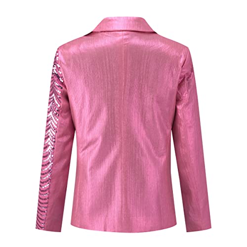 Image of Boys Jacquard Suits Slim Fit Tuxedo Suit Notch Lapel 2 Pieces Suit Set Jacket Pants for Party Formal Wear