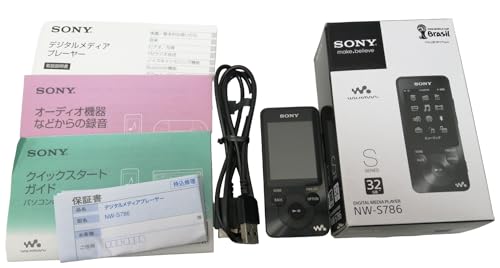 SONY ウォークマン Sシリーズ <メモリータイプ> 32GB ブラック NW-S786/B
