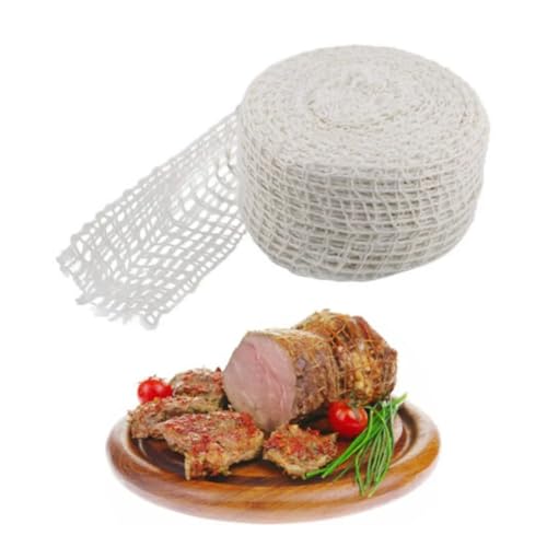 SITBXO Rollo de Malla para Carne Red de algodón for Carne, jamón, Salchichas, Tripas, Embalaje, 10 m