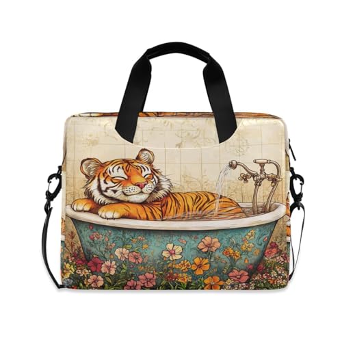 Funda para portátiles 15.6 pulg. con asa y correa amarilla