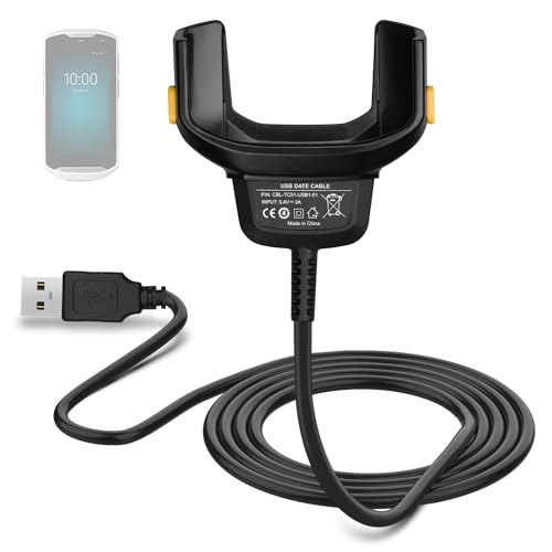 Per caricabatterie Zebra TC56: compatibile con scanner di codici a barre Zebra TC51 TC52 TC56 TC57 TC510 TC510K TC52X TC520L
