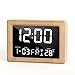 Produktbild Wecker Digital Holz mit LED Temperaturanzeige, aboveClock Digitaler Wecker Uhr mit Schlummerfunktion, 8 Musik, 6 Helligkeit, Arbeitstag-Alarm, Tischuhr Wecker Digital USB und Batteriebetrieben