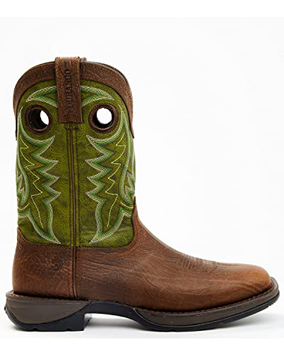 Durango Men's Rebel Western Performance Boot Square Toe Green 12 D(M) US2