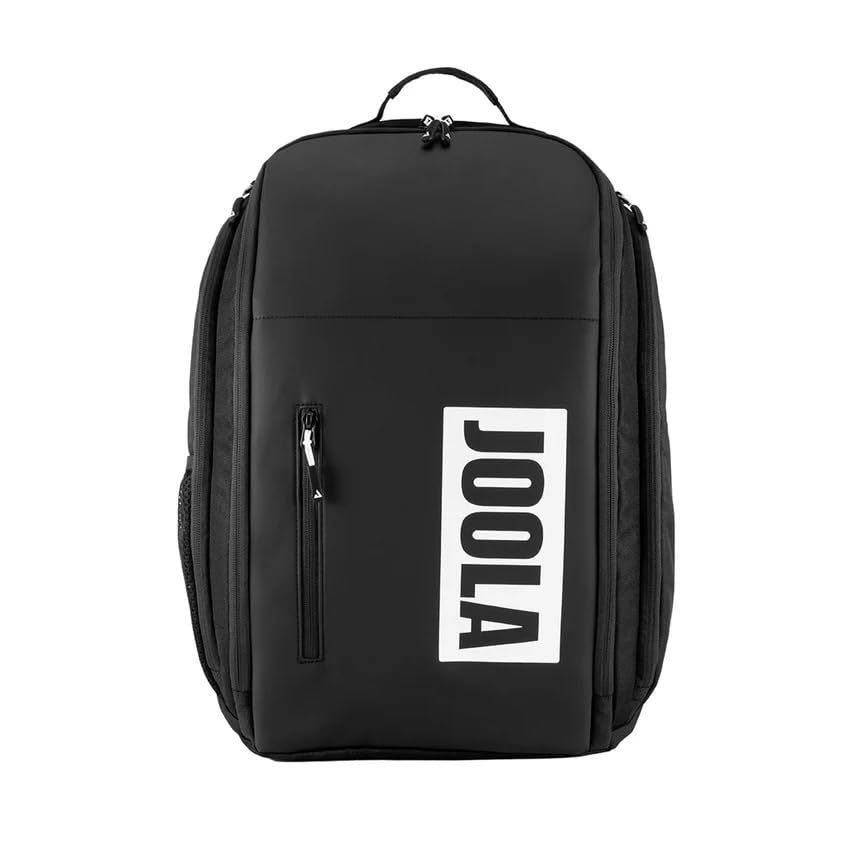 Joola Vision II Sac à dos de pickleball – Housse pour ordinateur portable, rangement pour pagaies et équipements, compartiment à chaussures ventilé, poches pour accessoires, porte-bouteille latéral en