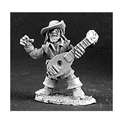 Figurine Male Gnome Bard Dark Heaven RPR 03107 haute précision - 2