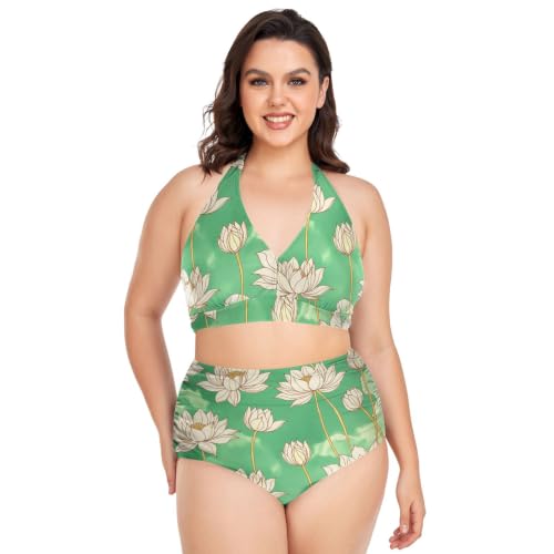 Maillot de bain taille haute réglable et sculptant pour silhouette généreuse