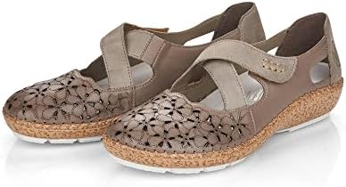 Rieker Women's 44856 Cindy Slip-On Shoe Beige | Image 5