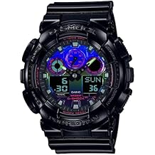 G-Shock GA100RGB-1A Black One Size